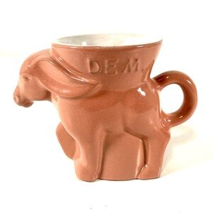 VTG Frankoma DEM Ceramic Donkey Pitcher